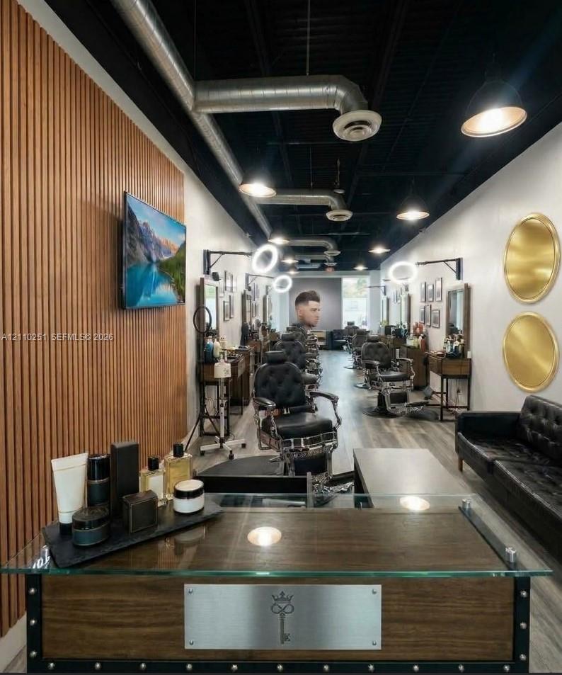 Barber and salon business for sale in North Miami, FL 33181, address confidential