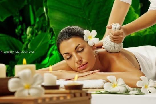Spa massage treatment at a beauty salon and spa for sale in Boynton Beach, FL, address confidential