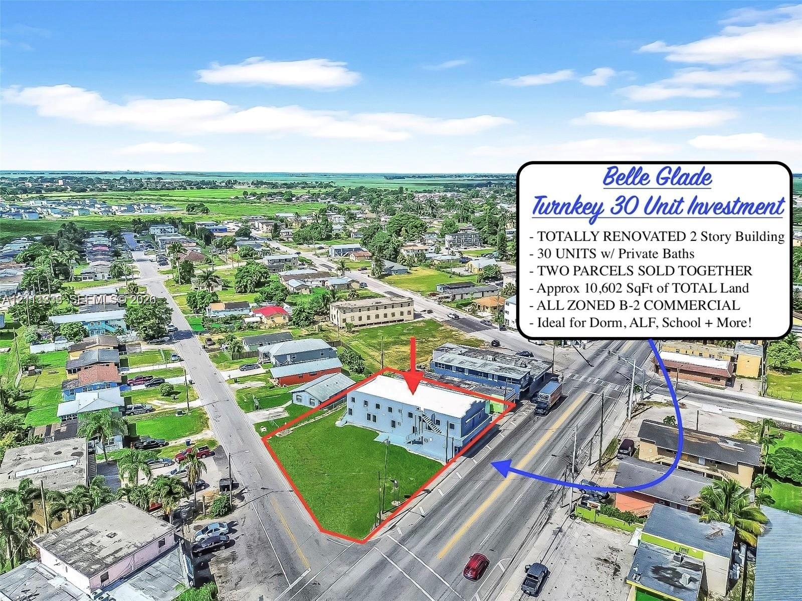 Commercial building for sale at 416 W Dr Martin Luther King Jr Boulevard W, Belle Glade, FL