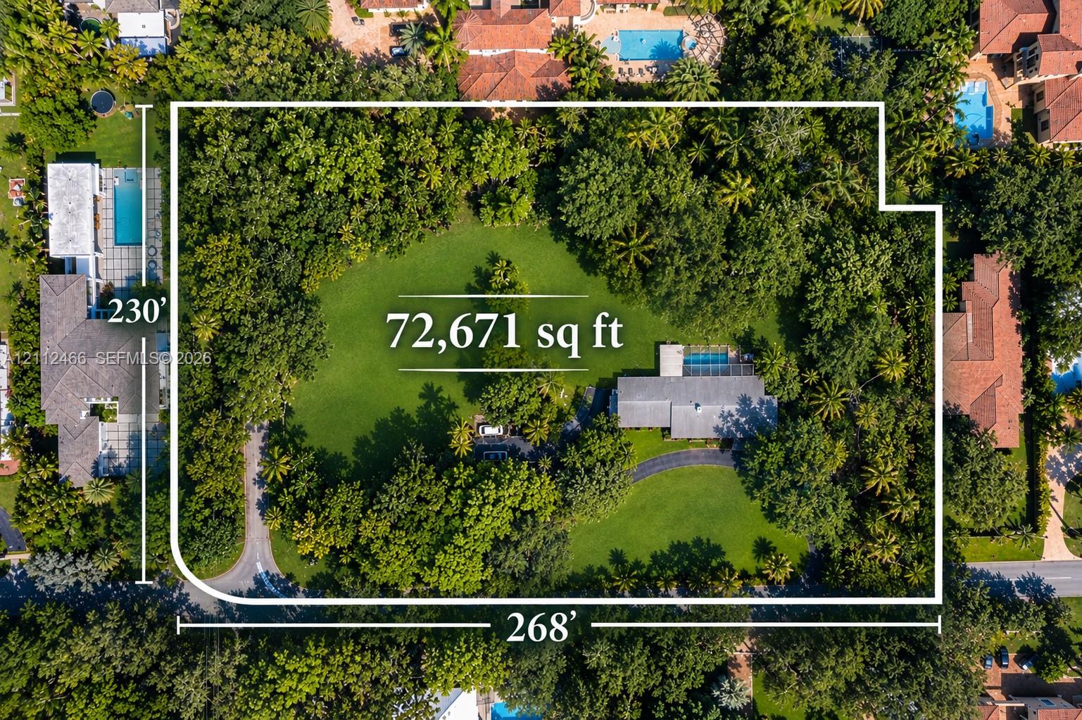 Vacant land for sale at 6735 SW 92nd Street, Pinecrest, FL 33156